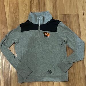 PINK Victoria's Secret Oregon State Beavers Quarter-Zip Pullover